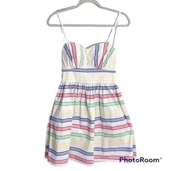 🍁 B.smart striped multicolor dress 6 - Picture 2 of 8